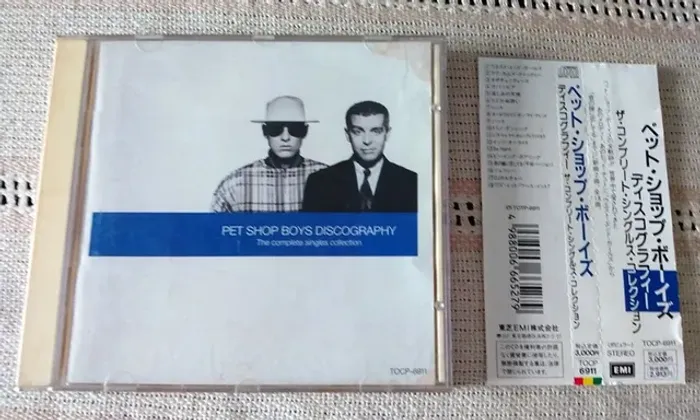 [ Pet Shop Boys ] CDs Discography e Actually / Made in Japan com Cartão do Lacre / Obi