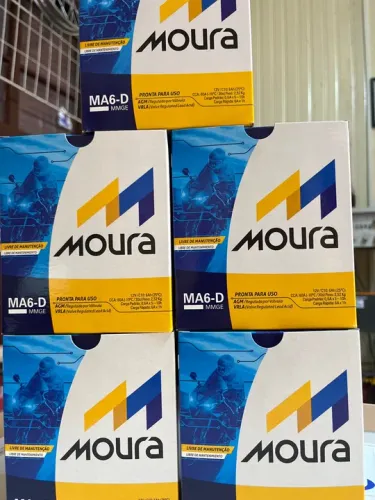 Bateria Moura MA6-D CBX250 Twister/CB300/Fazer250 