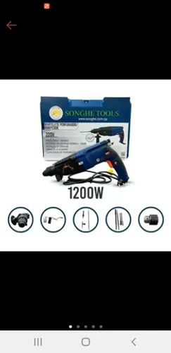 Martelete Rotativo Rompedor Furadeira Industrial Potente 1200w Promoção
