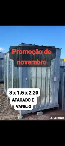 Container Obra 3 metros ATENÇÃO LOCADORES 