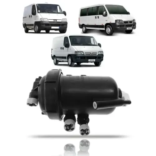 Suporte do Filtro Combustível com Copo Original Ducato Jumper Boxer 2.8 JTD 2006 a 17