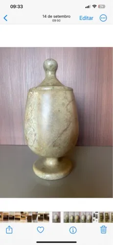 Vaso Decorativo em Pedra sabão