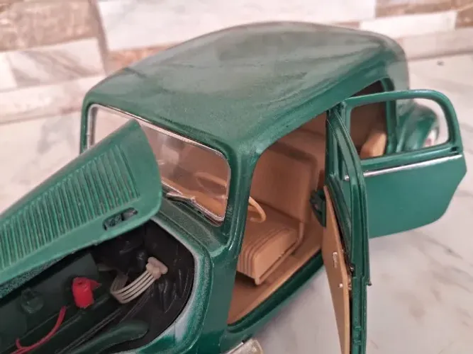 miniatura 1:18 Citroën antiga carrinho 