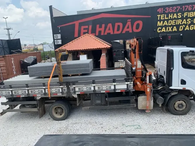 Telha fibrocimento 2,44x1,10- 6 mm multilit (Eternit)RS 53,00 uni à vista