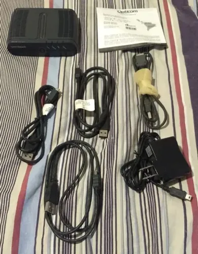 lote de cabos usb celular, fonte, leitor de CD/DVD e roteador - favor ler anúncio