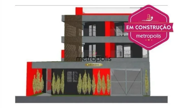 Apartamento à venda, 105 m² por R$ 730.000,00 - Vila Guiomar - Santo André/SP