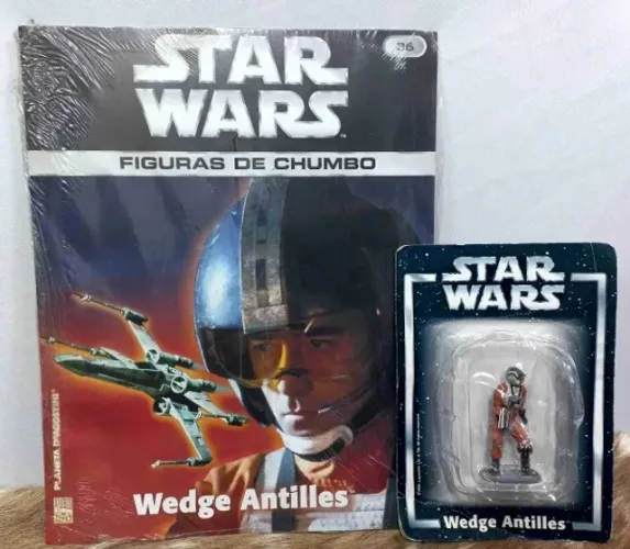 Coleção Star Wars Figuras De Chumbo Wedge Antilles 36 (lc)