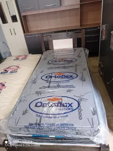 COLCHÃO DE SOLTEIRO ESPUMA SELADA NOVO