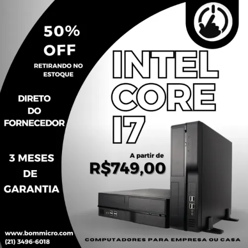 I7 Intel core só o desktop