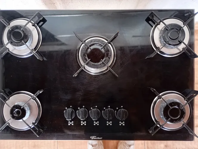 Cooktop 5 Bocas Fischer Preto