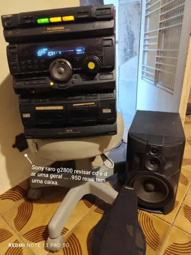 Central Som Sony FH-G2800AV 2800W - Mini System