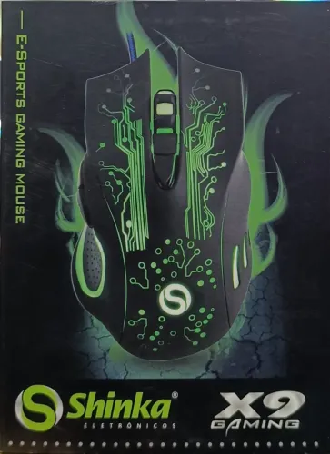 Mouse Game X9 Gaming De 6 Botões E 2400dpi