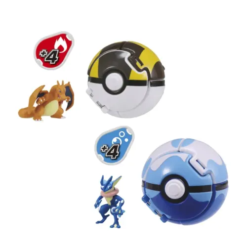 Moncolle POKEDEL-Z Greninja Dive Ball + Charizard Ultra Ball