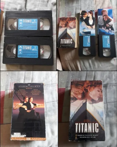 Coleção Titanic em VHS FAVOR LER A DESCRIÇÃO!