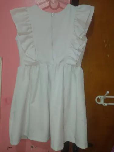 Vestido Infantil Branco Ano Novo Formatura