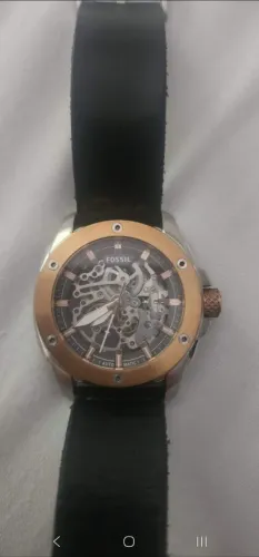 Relógio Fossil Automático Esqueleto 