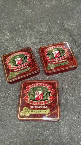 PREÇO UNITÁRIO! Lata de cigarrilha/charutinho Suerdieck Sumatra Reynitas