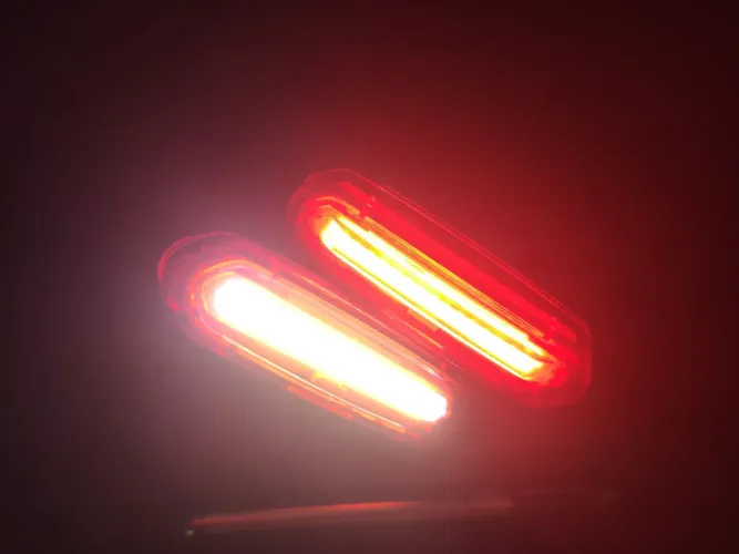 Lanterna Recarregável Bike Sinalizador Traseiro Led<br>