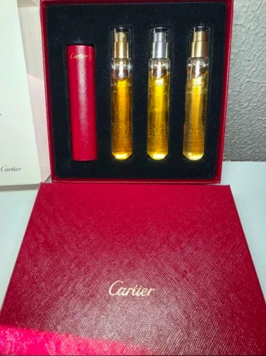 CARTIER Parfum Collection Travel Size 3 peças conjunto + Caixa de presente