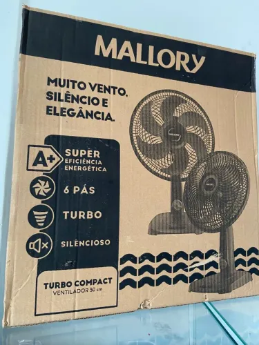 Ventilador de Mesa Turbo Compact Mallory 30cm