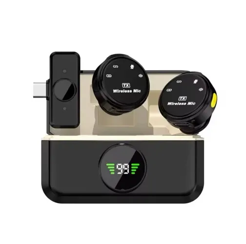 Microfone de Lapela Sem Fio