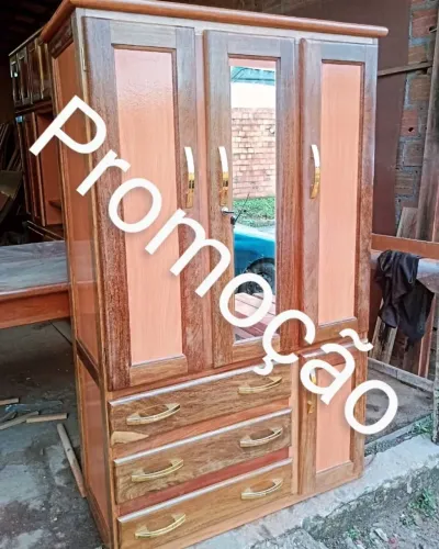 Guarda roupa solteiro 3 portas novo