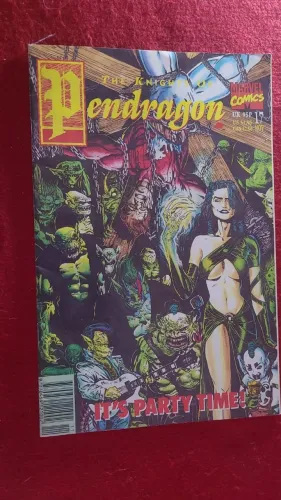 Revista em quadrinhos Knights of Pendragon 17 (Marvel UK 1991)