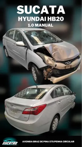 Sucata Hyundai HB20 sedan 1.0 Manual retirada de peças