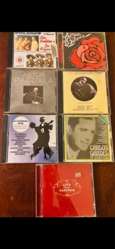 12 CDS de Músicas Argentinas, Mexicanas, Portuguesas, Italianas & Francesas