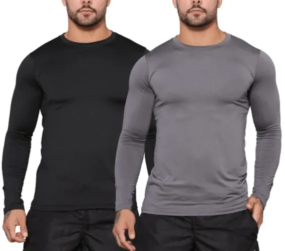 Camisas Térmica Proteção Exercícios