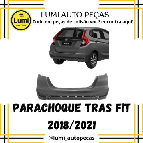 Parachoque Honda Fit 18/21 - NOVO