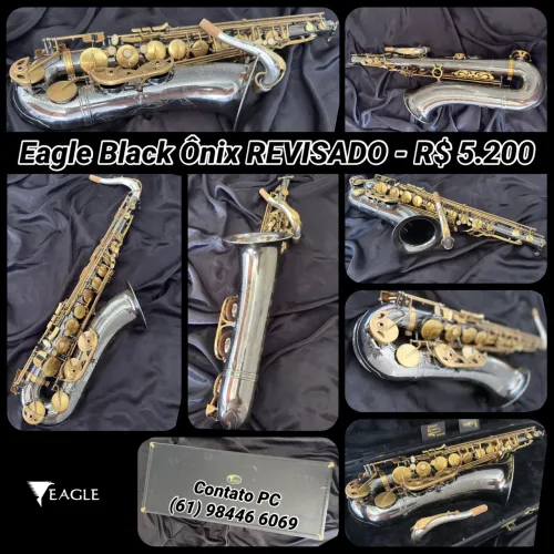 Sax Tenor Eagle SP 503 LN - Dual Tone (Laque + Níquel)