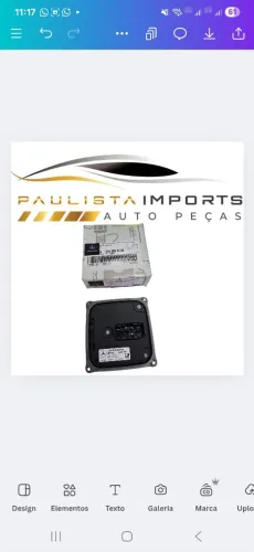 Modulo Reator Farol Mercedes Gla A200 B200 Cla200 ( Nova Original A *