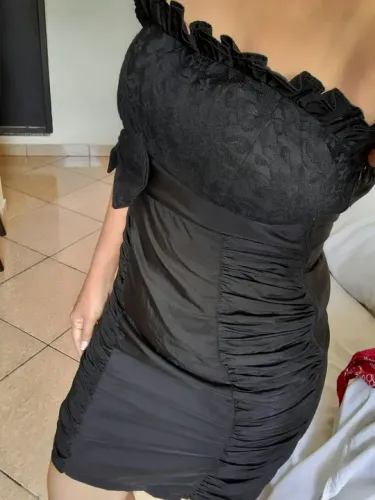 Vestido de Festa Preto (Tam 38)