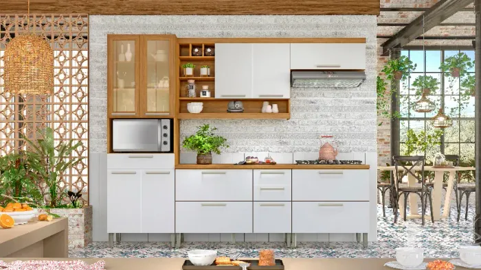 COMPOSIÇÃO BURGUESA "D" - 5 PEÇAS - 100%MDF