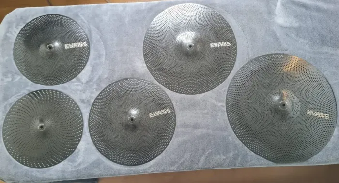 Pratos Evans DB one | Low Volume - Set Completo com Bag Original Evans