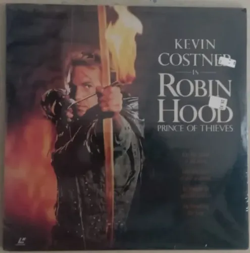 Laser Disc Coleção Raro Lacrado Robin Hood com Kevin Costner