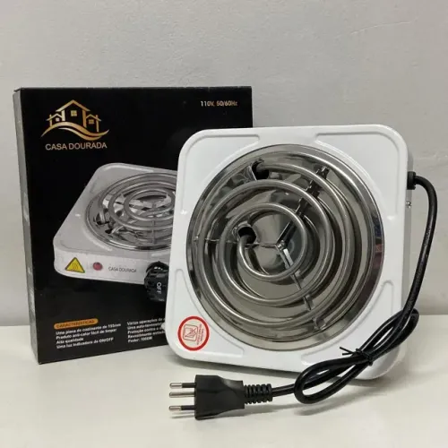 FOGAO ELETRICO 1 BOCA, BRANCO 