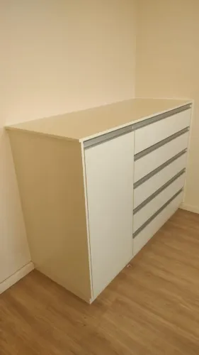 Cômoda de MDF, branca TX , Faça seu Pedido ?