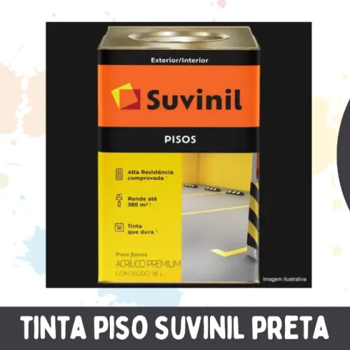 Tinta Piso Preta Suvinil