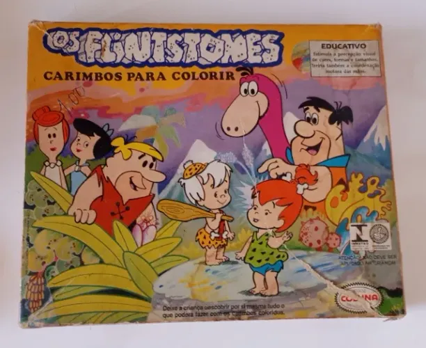 Carimbos Para Colorir Flintstones Coluna 1994