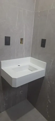 Lavatorio de porcelanato 