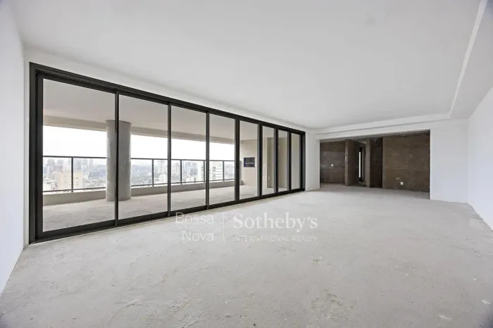Apartamento com vista permanente e planta versátil