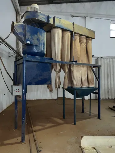 Coletor de pó industrial aeroar - motor weg 10cv - 10 bocais pronto para uso 