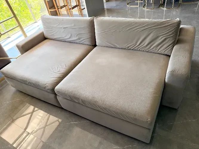 Sofá 2 lugares cinza