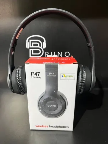Headphone Bluetooth P47 Wireless - Novo