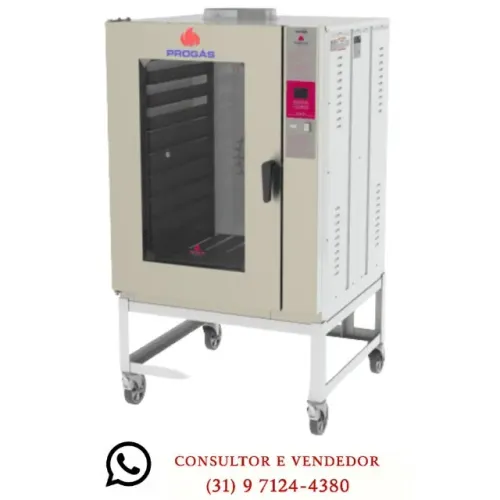 Forno Elétrico Turbo 10 Esteiras Progas Novo