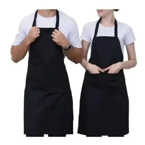 Avental de Cozinha Unissex - Preto