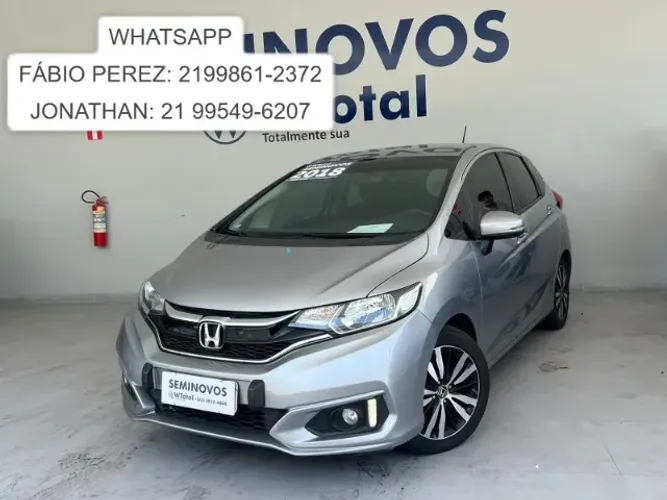 FIT EX 1.5 FLEX/GNV AUTOMATICO 2018 - REVISADO/GARANTIA - COURO + AR DIGITAL