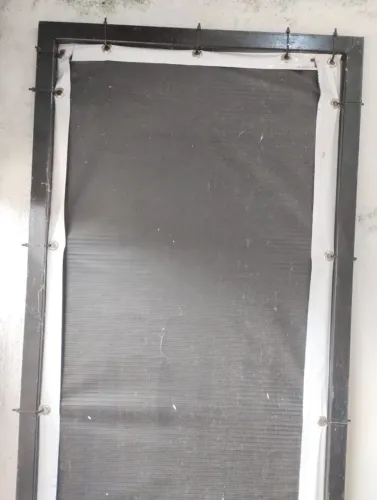 Moldura de ferro para fachada de loja 